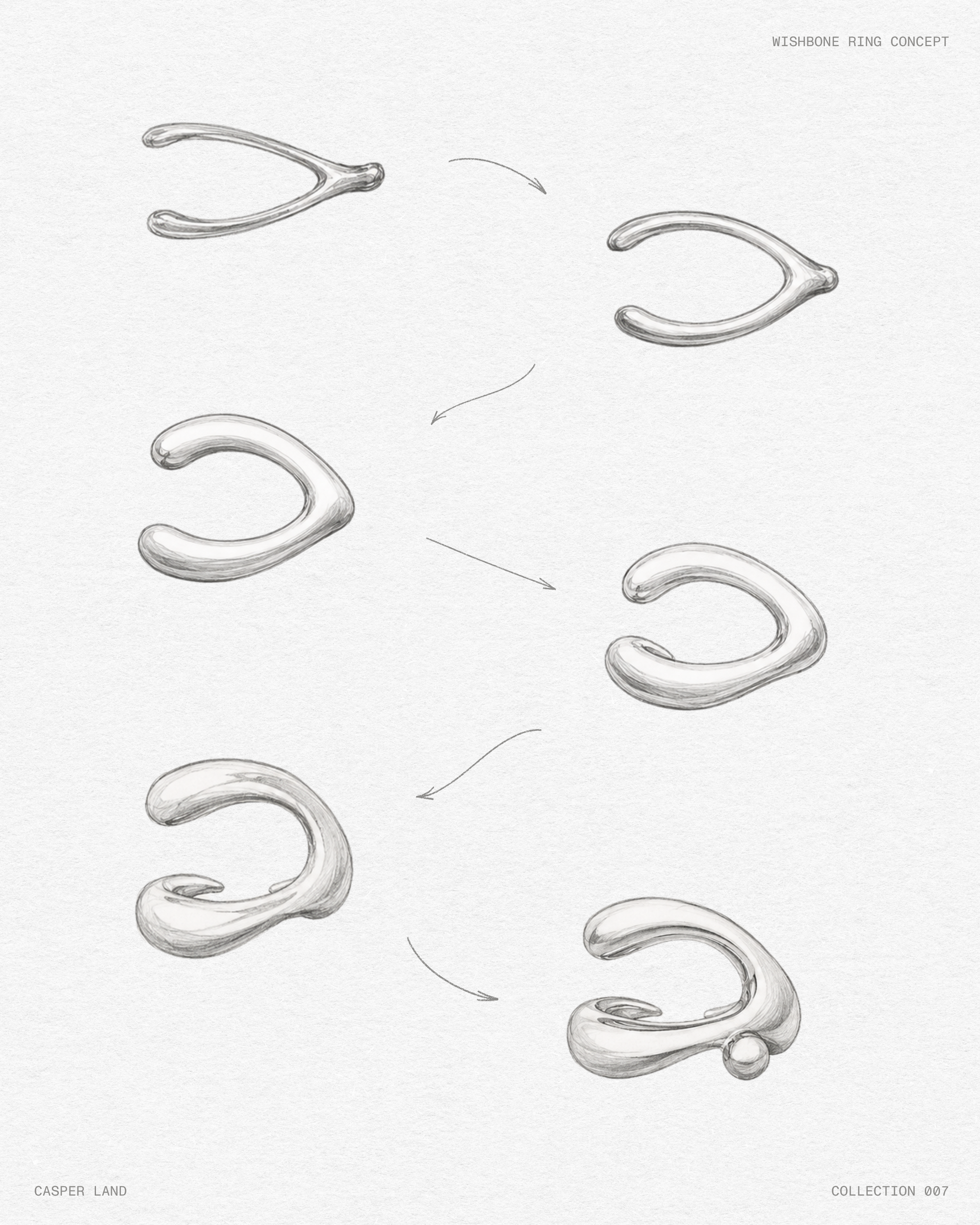 WISHBONE RING