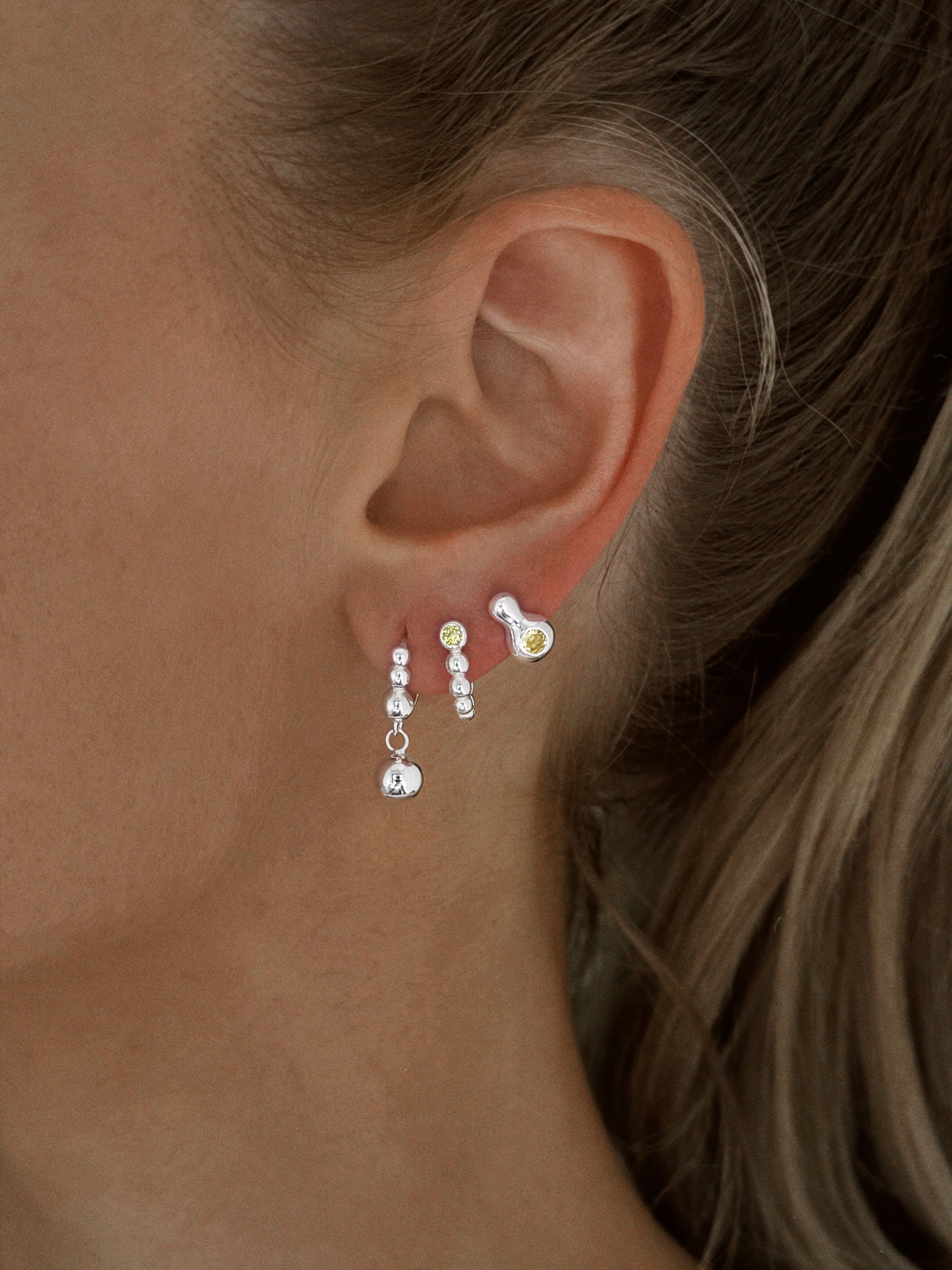 CALABASH STUDS • LEMON