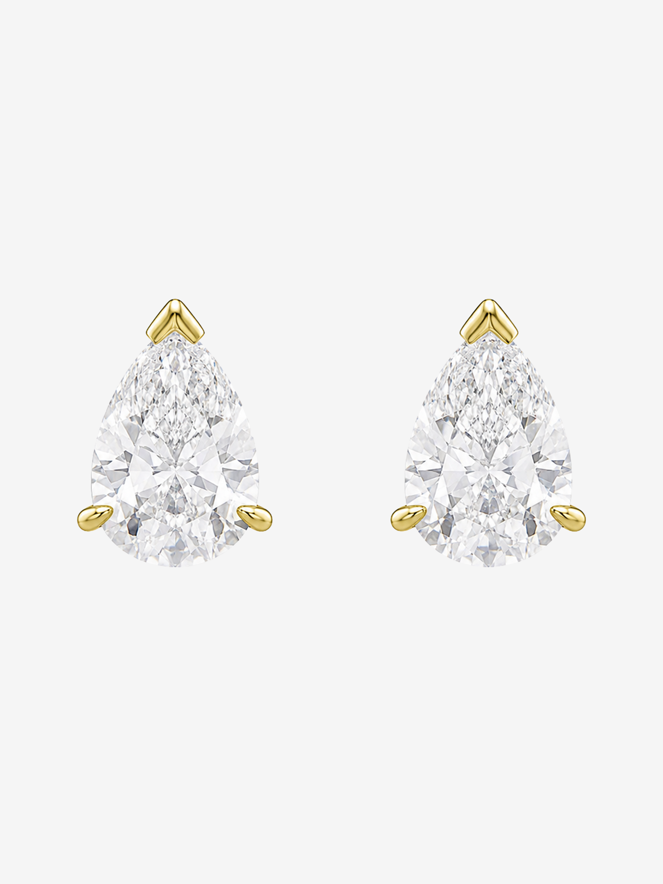 PALOMA STUDS • 2CT Pear
