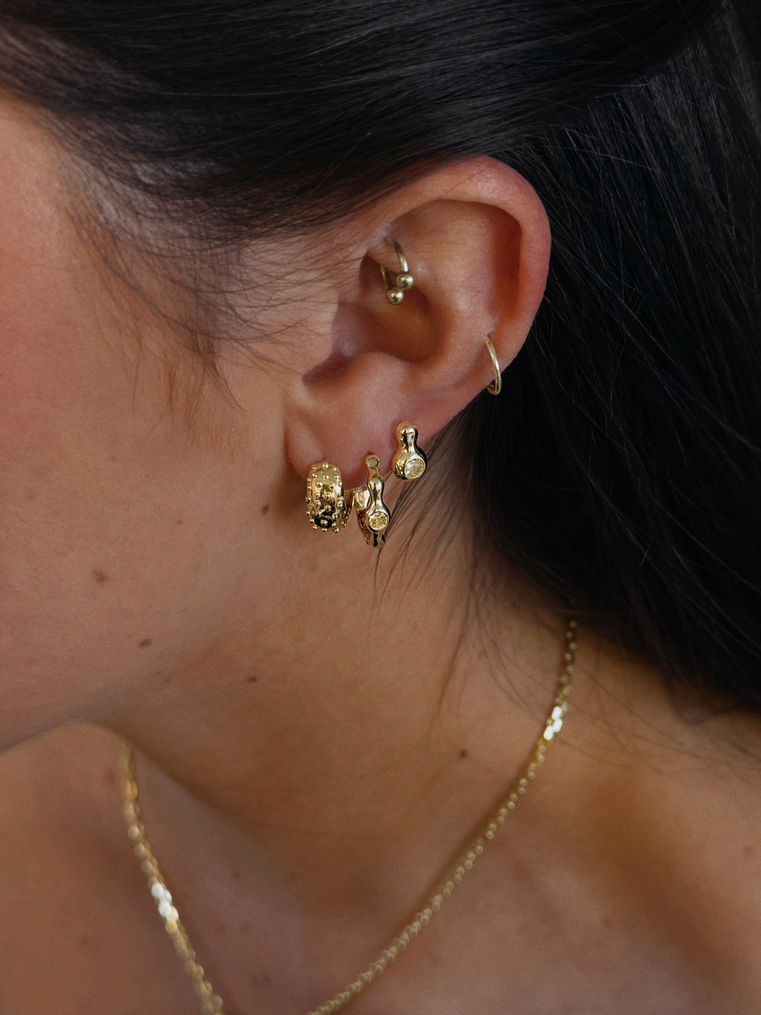 CALABASH STUDS • LEMON