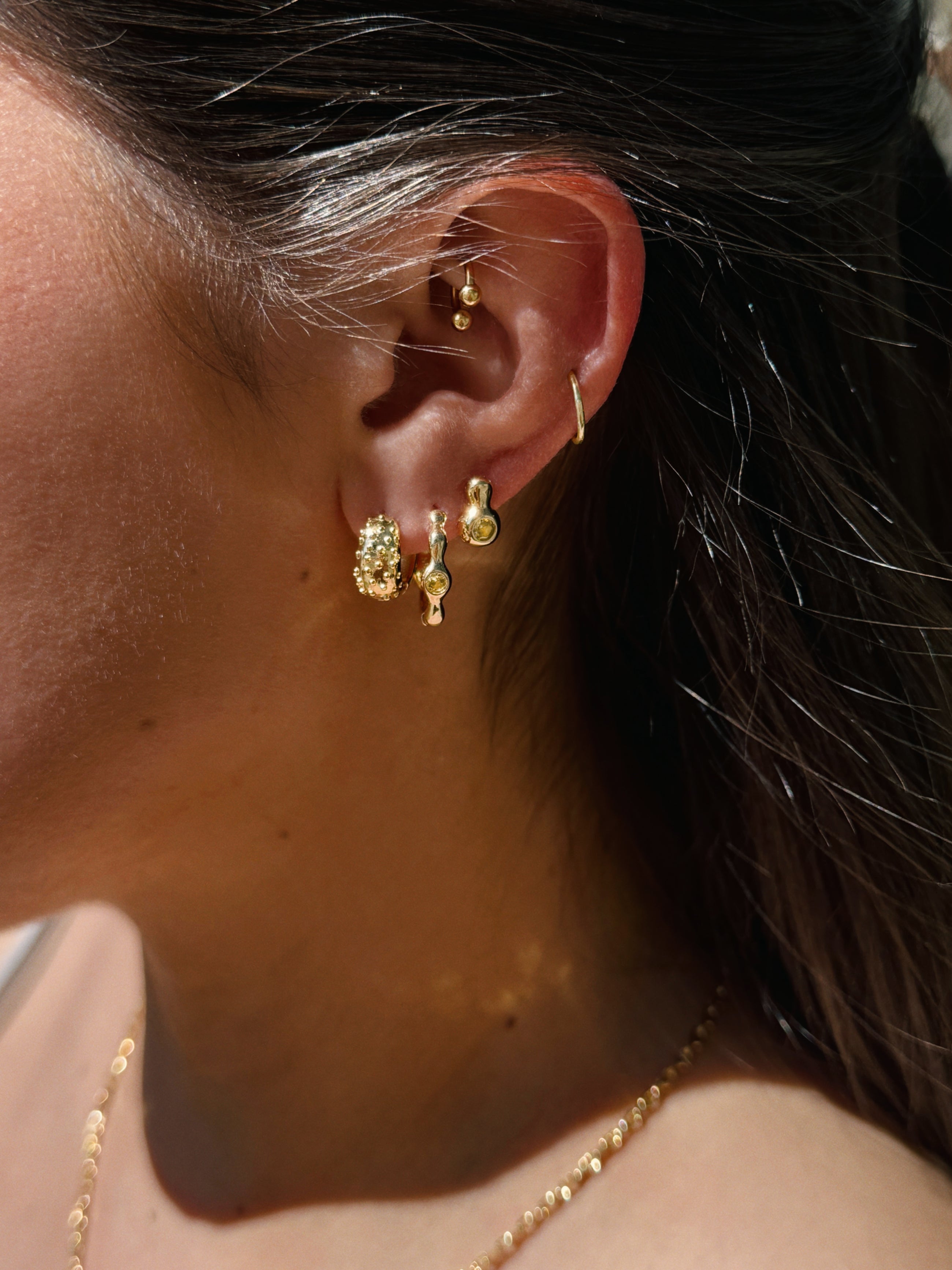 CALABASH STUDS • LEMON