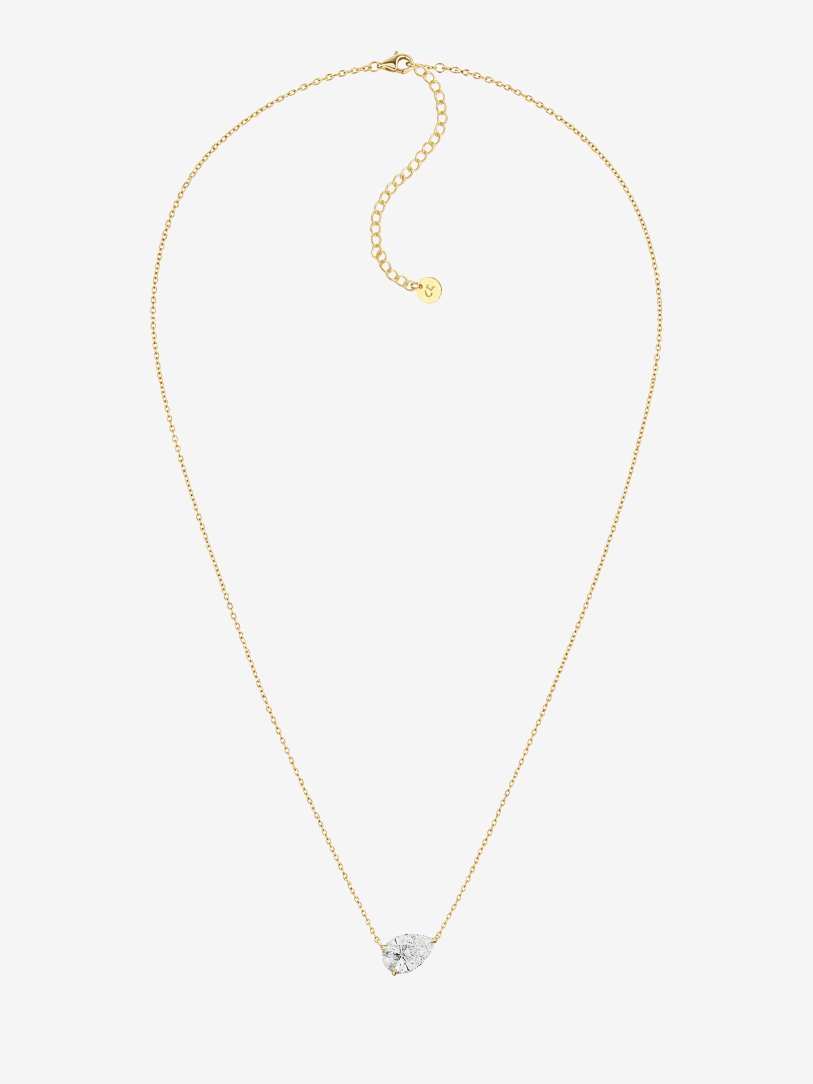 VALE 1CT PEAR NECKLACE