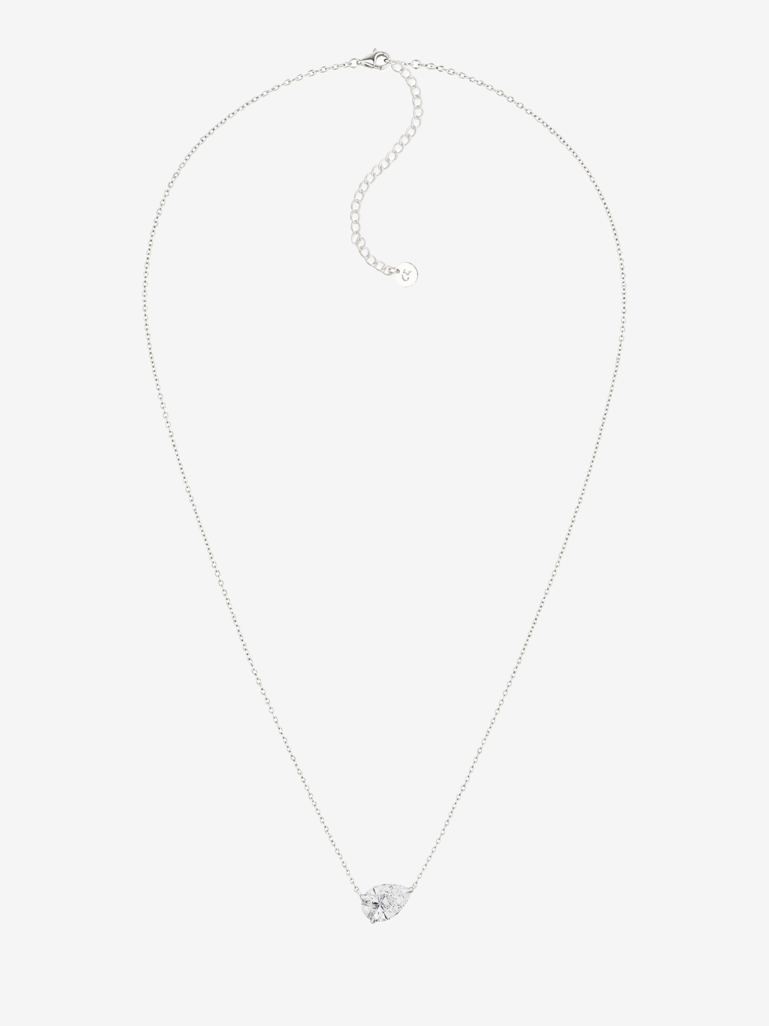 VALE 1CT PEAR NECKLACE