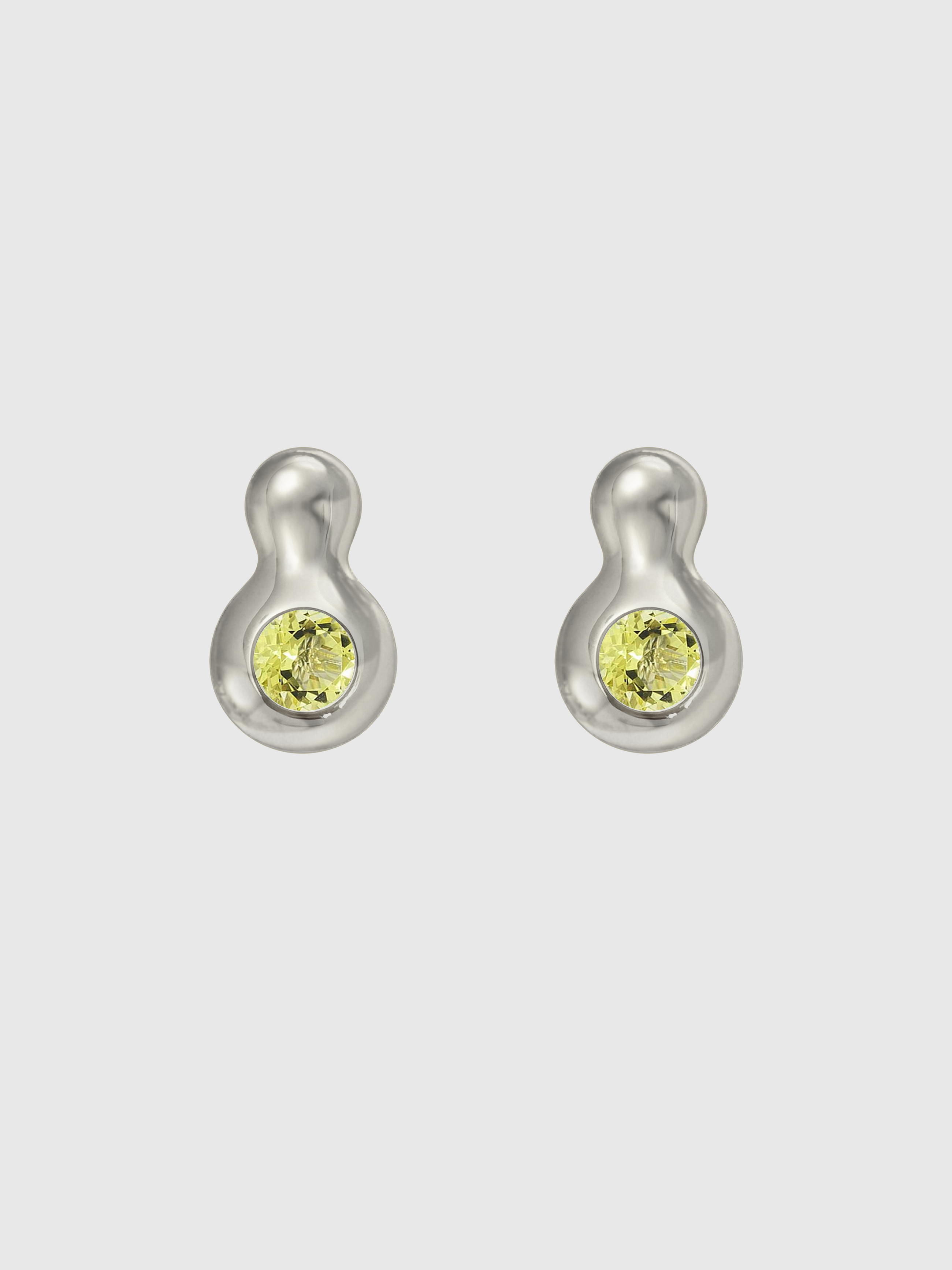 CALABASH EARRINGS • LIME
