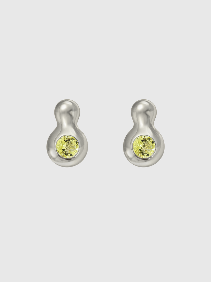 CALABASH EARRINGS • LIME