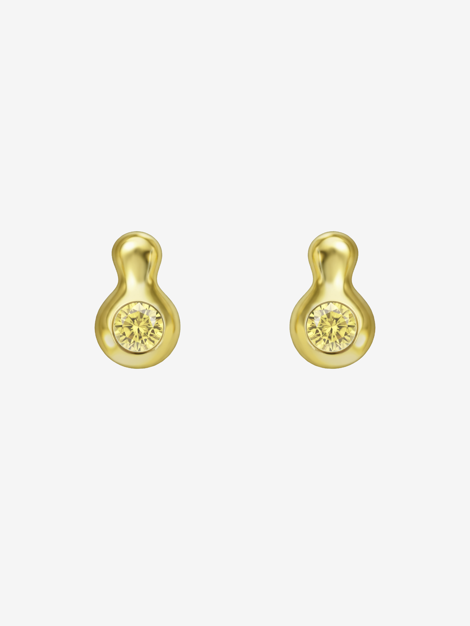 CALABASH STUDS • LEMON