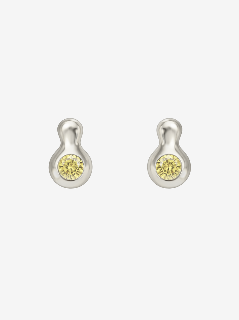 CALABASH STUDS • LEMON