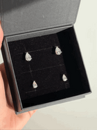 PALOMA STUDS • 2CT Pear
