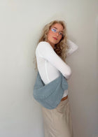 IRIS • POWDER BLUE SUEDE (SAMPLE)