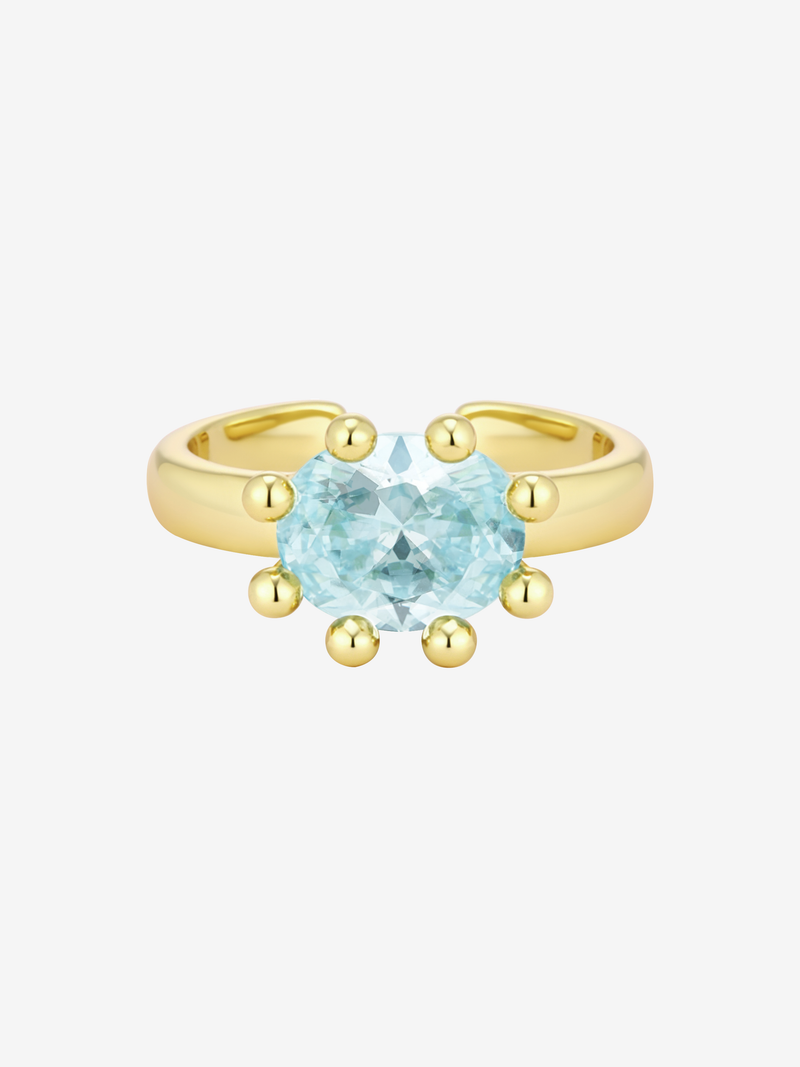SODA RING • AQUAMARINE