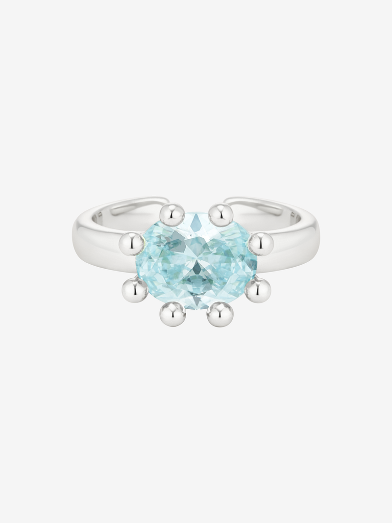 SODA RING • AQUAMARINE