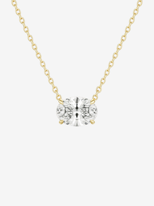 CLYDE 2CT OVAL NECKLACE