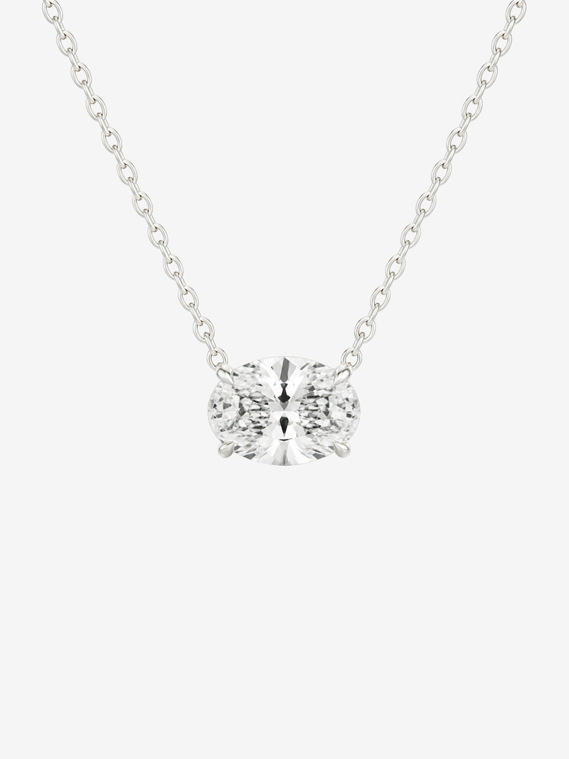 CLYDE 2CT OVAL NECKLACE