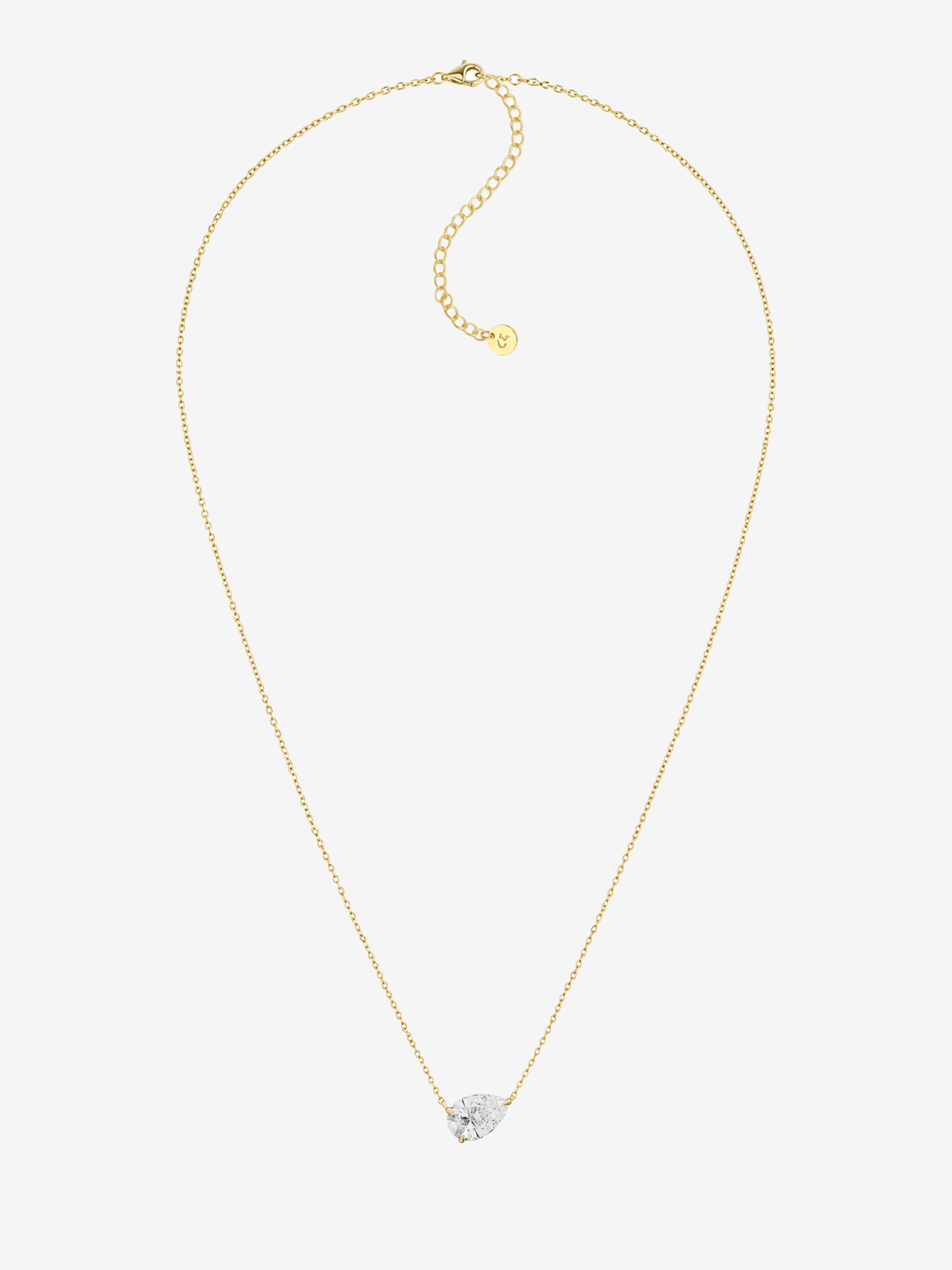 VALE 1CT PEAR NECKLACE