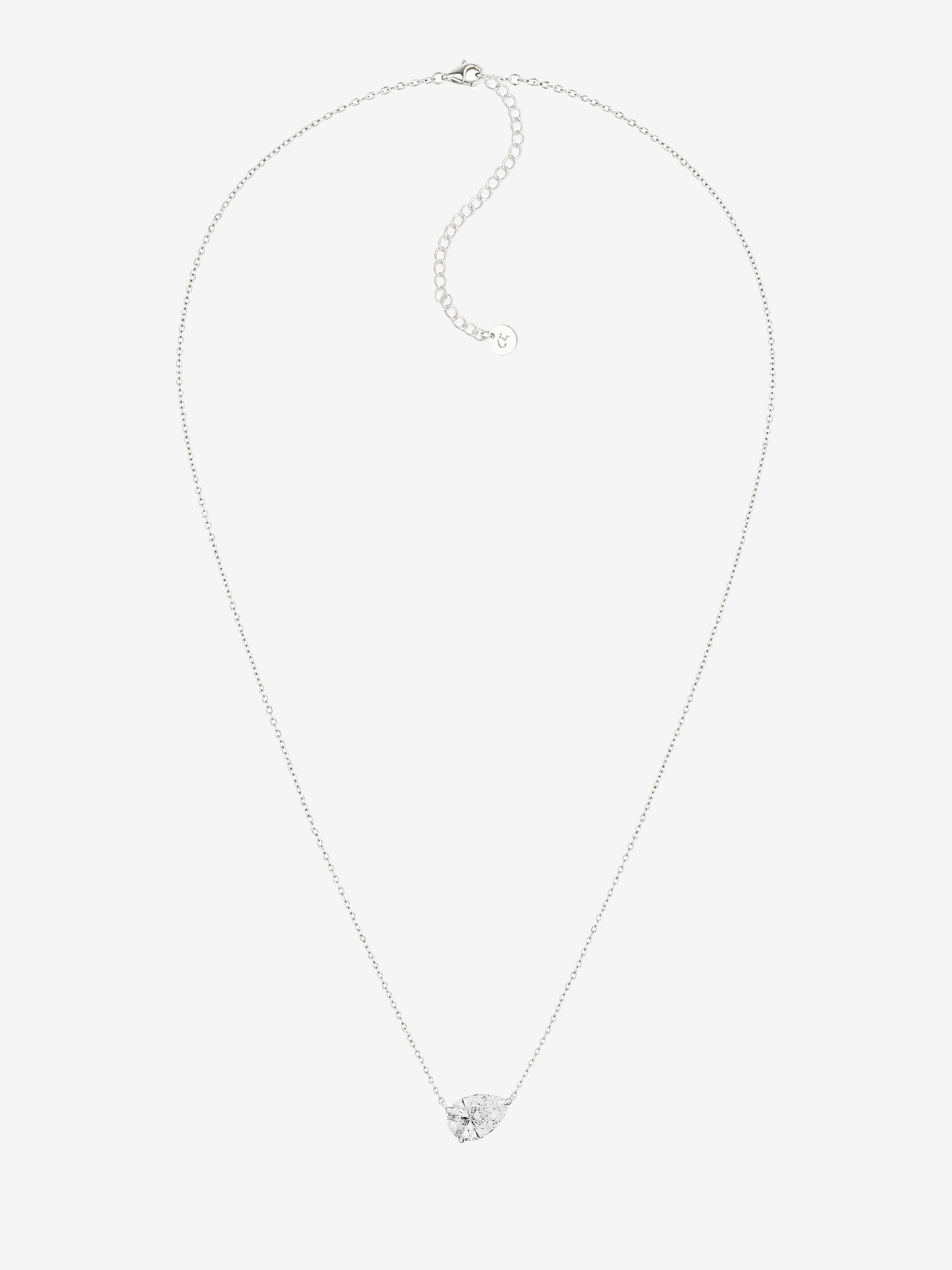 VALE 1CT PEAR NECKLACE