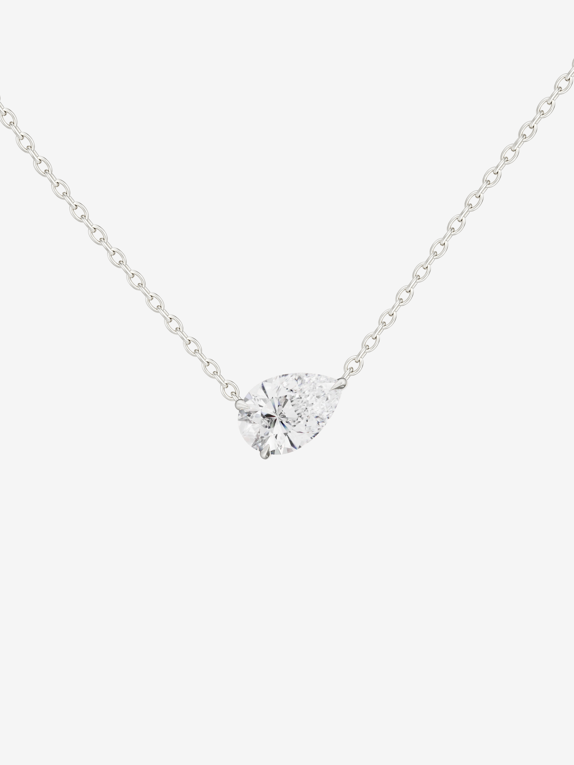 VALE 1CT PEAR NECKLACE