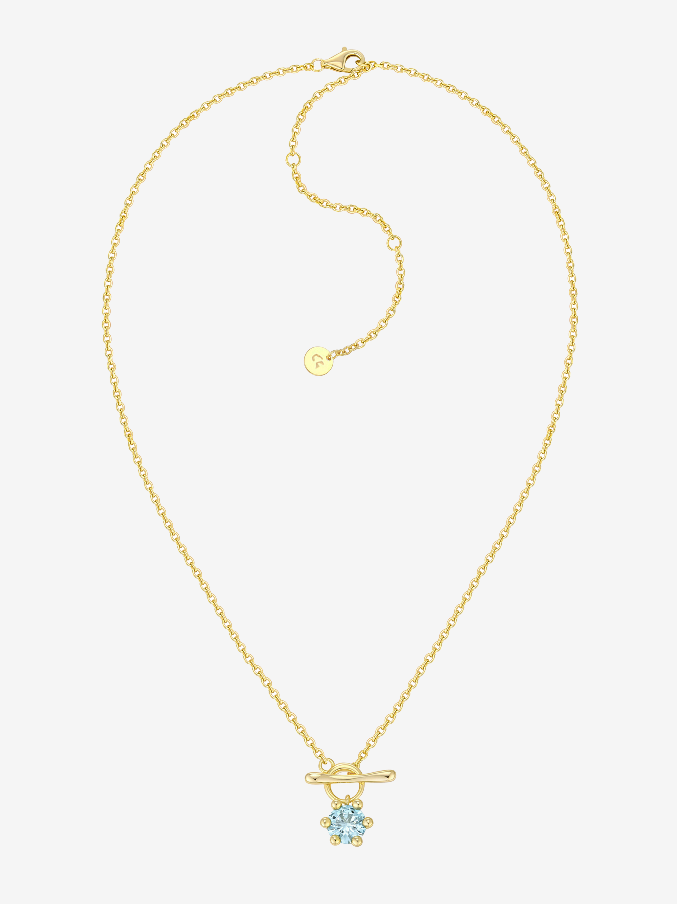 SODA NECKLACE • AQUAMARINE
