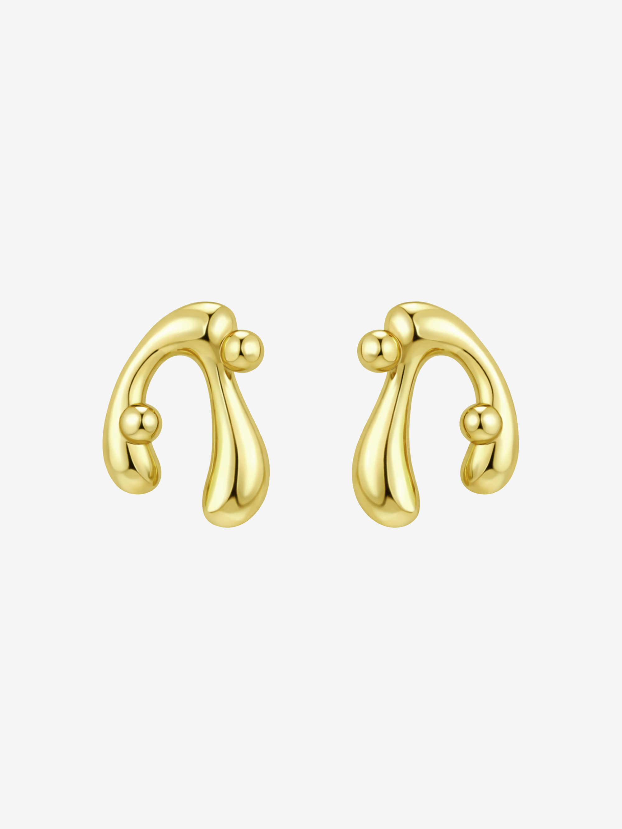 WISHBONE EARRINGS
