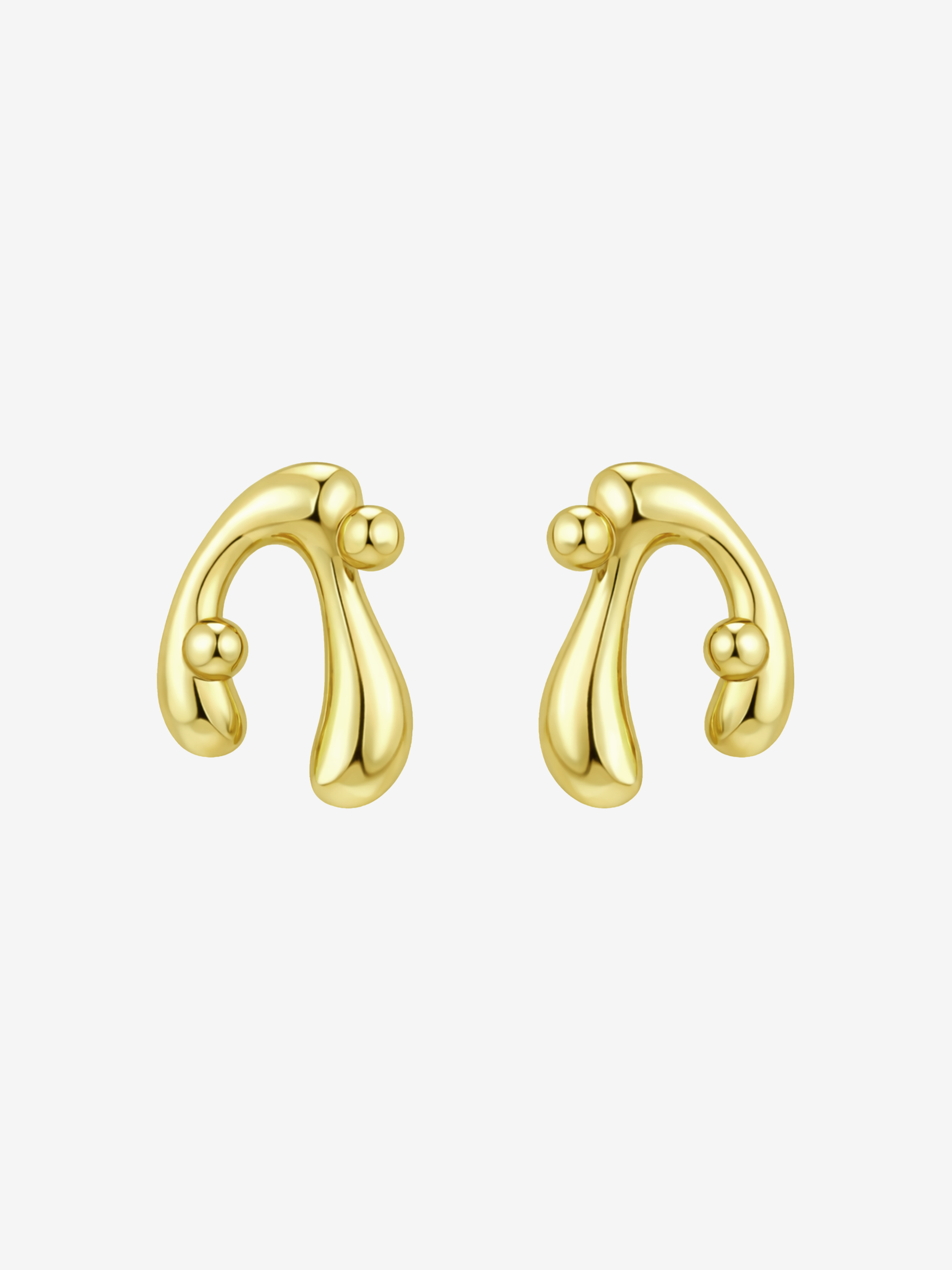 WISHBONE EARRINGS