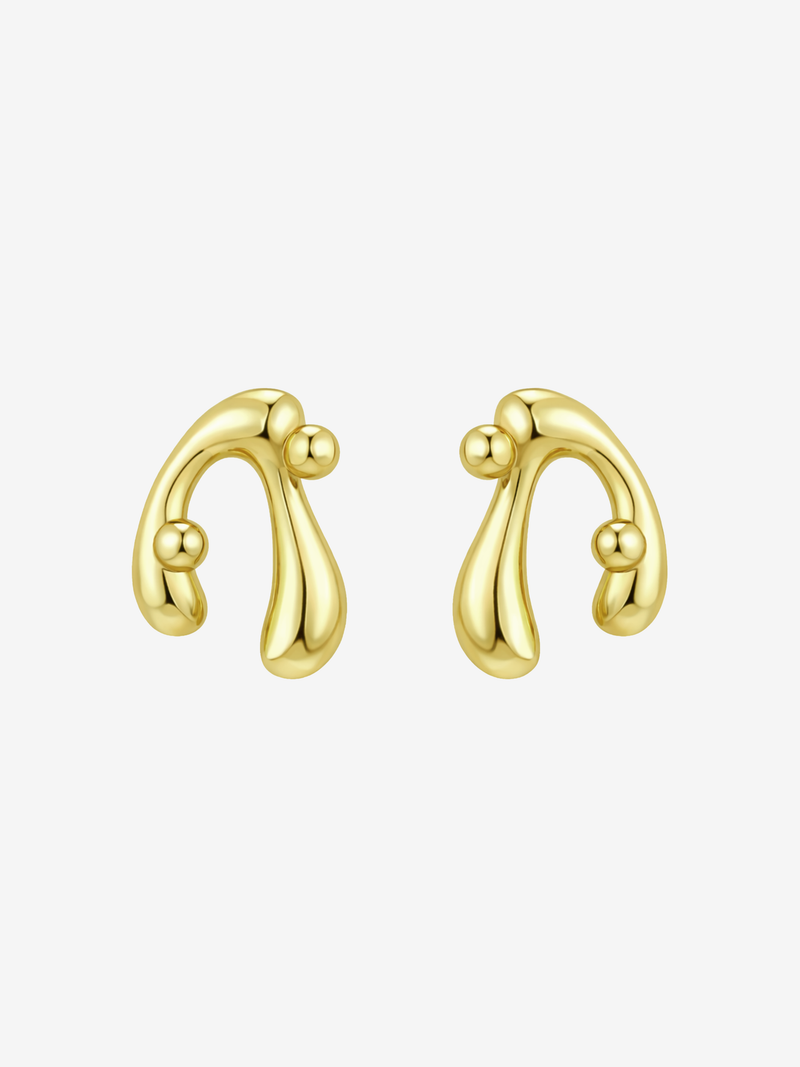 WISHBONE EARRINGS